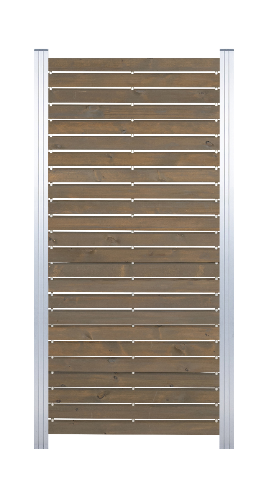 Rhombus-Steckzaun Zwischenelement nordische Kiefer,10 Jahre Farbechtheit ca. 81,5x180 cm Grau/Silber, Farbbehandelt  