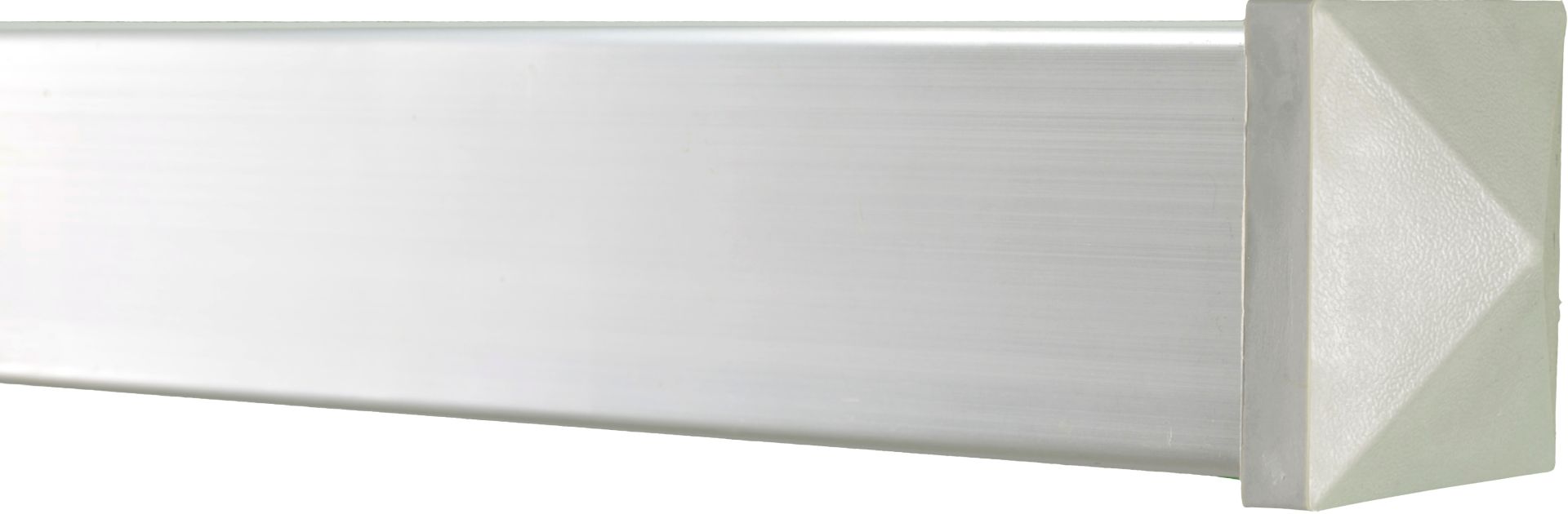 WPC Pfostenkappe für JINAN- und DALIAN Serie 7,4 x 7,4 cm grau