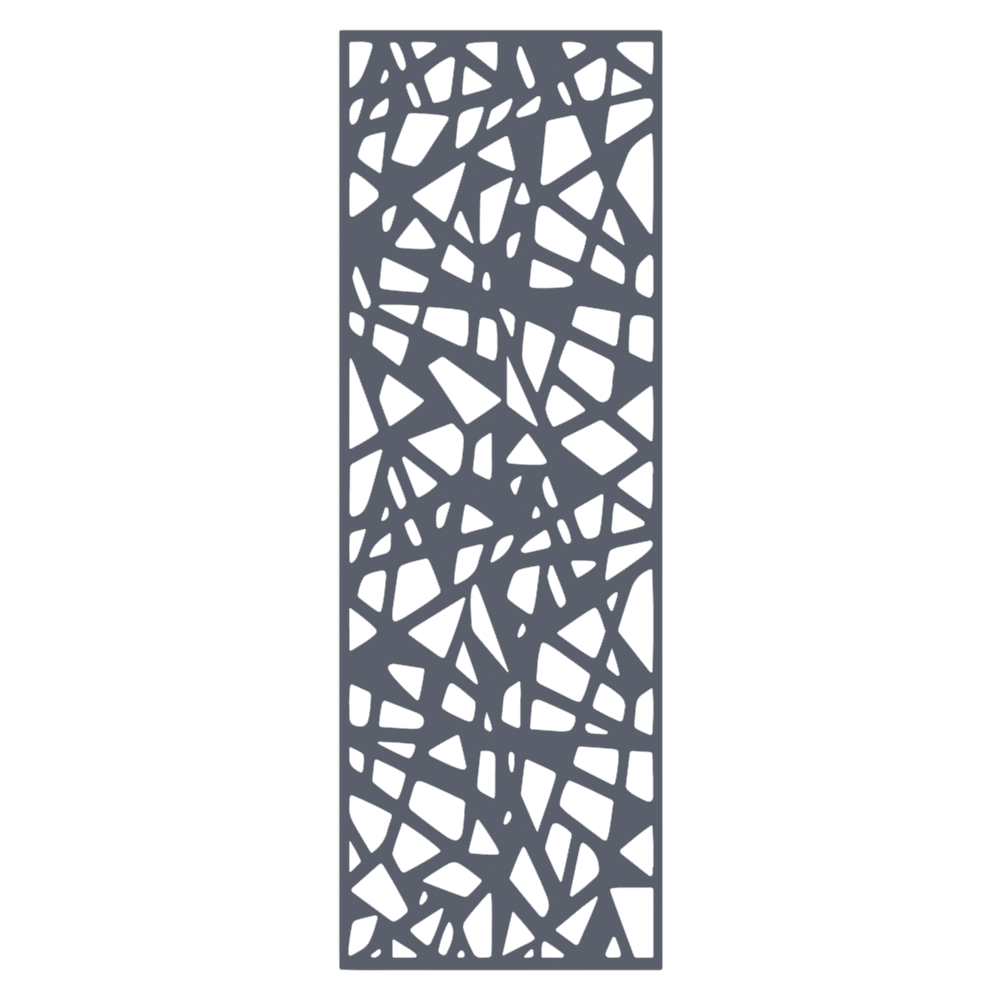 Aluminium-Designelemente La Gomera/anthrazit 60x174,2cm   